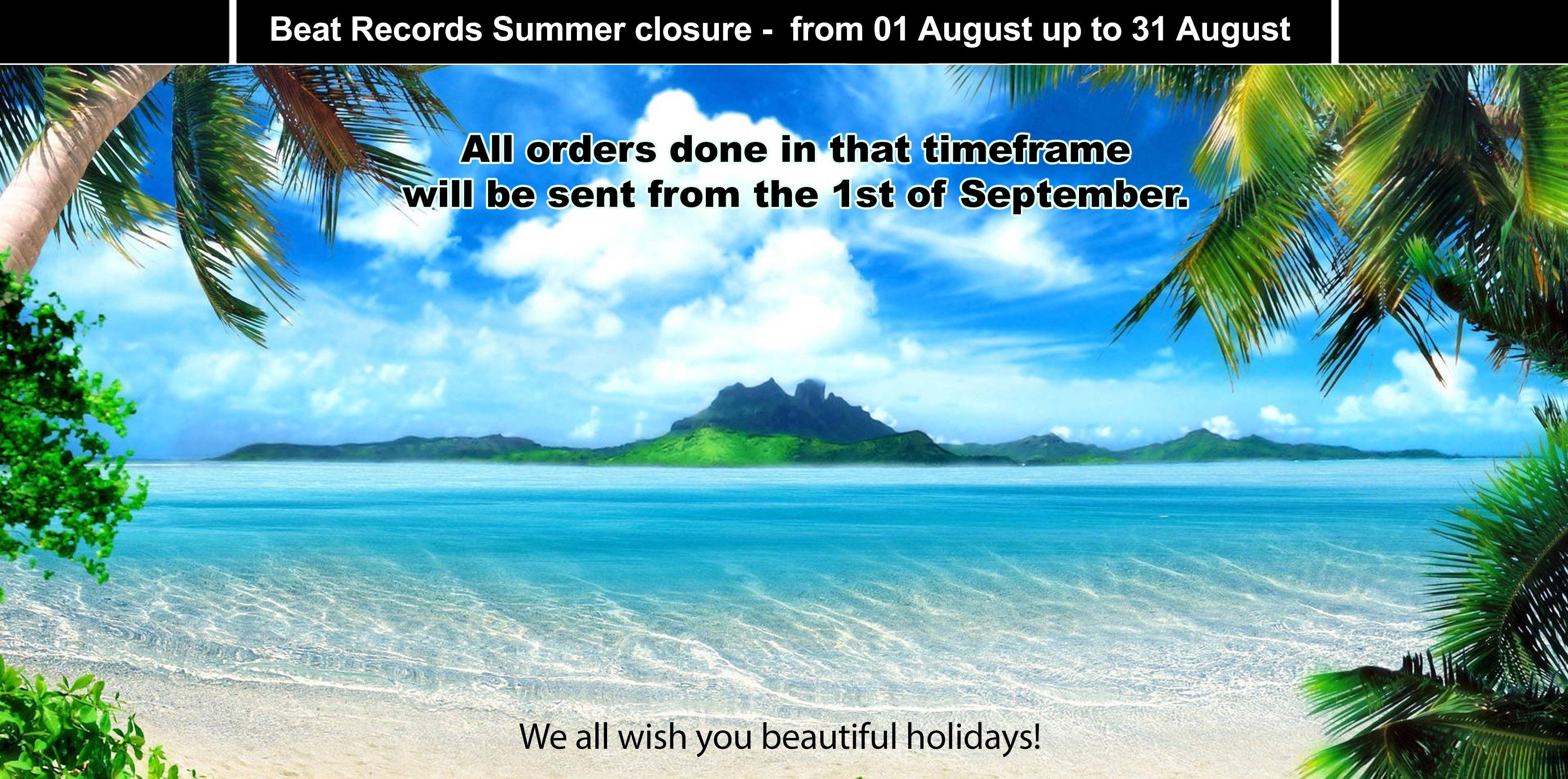 Beat Records - Chiusura estiva 2025